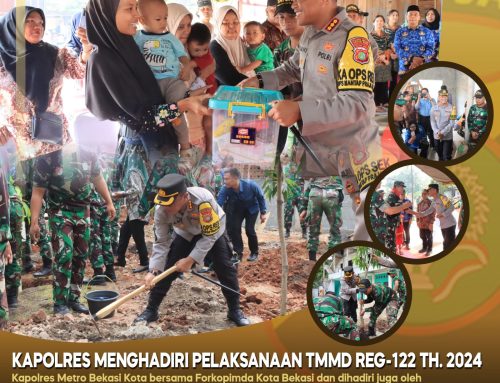 KAPOLRES MENGHADIRI PELAKSANAAN TMMD REG-122 TH.2024